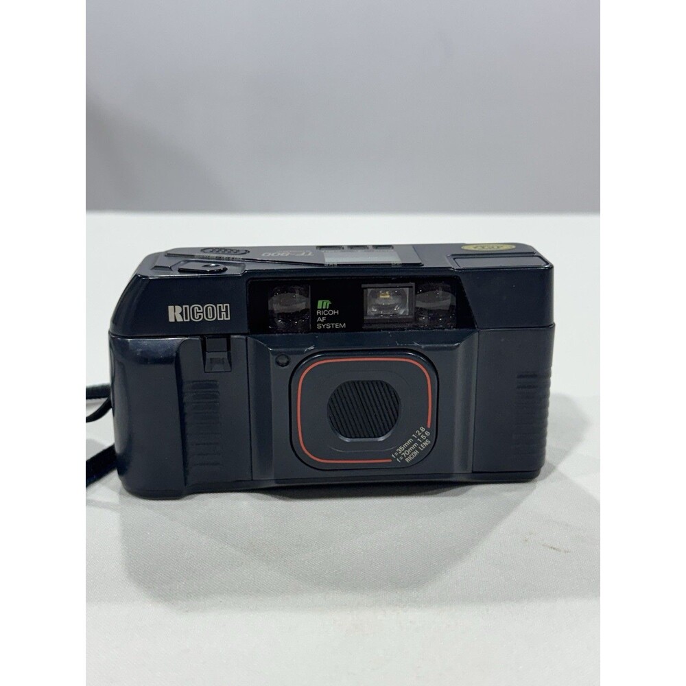 Vintage Ricoh TF- 900 Automatic Point And Shoot 35mm Film Camera Tested